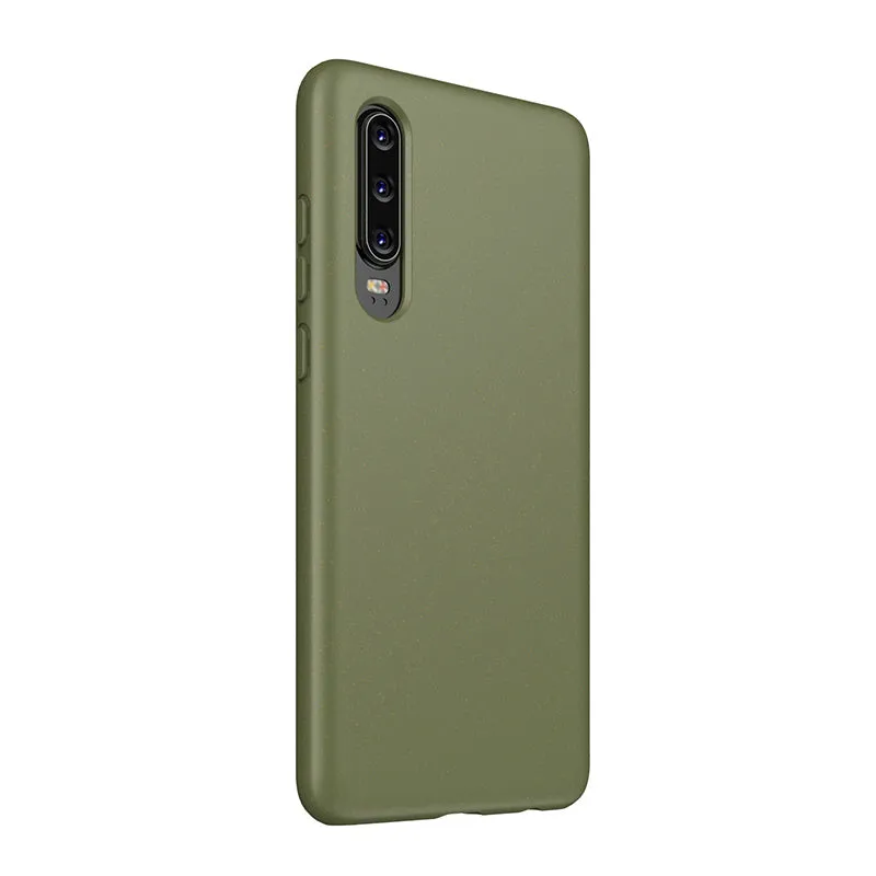 Huawei P30 mobile phone case in TPU material showing colour options.