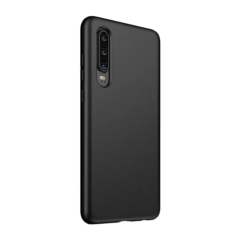 Huawei P30 mobile phone case in TPU material showing colour options.