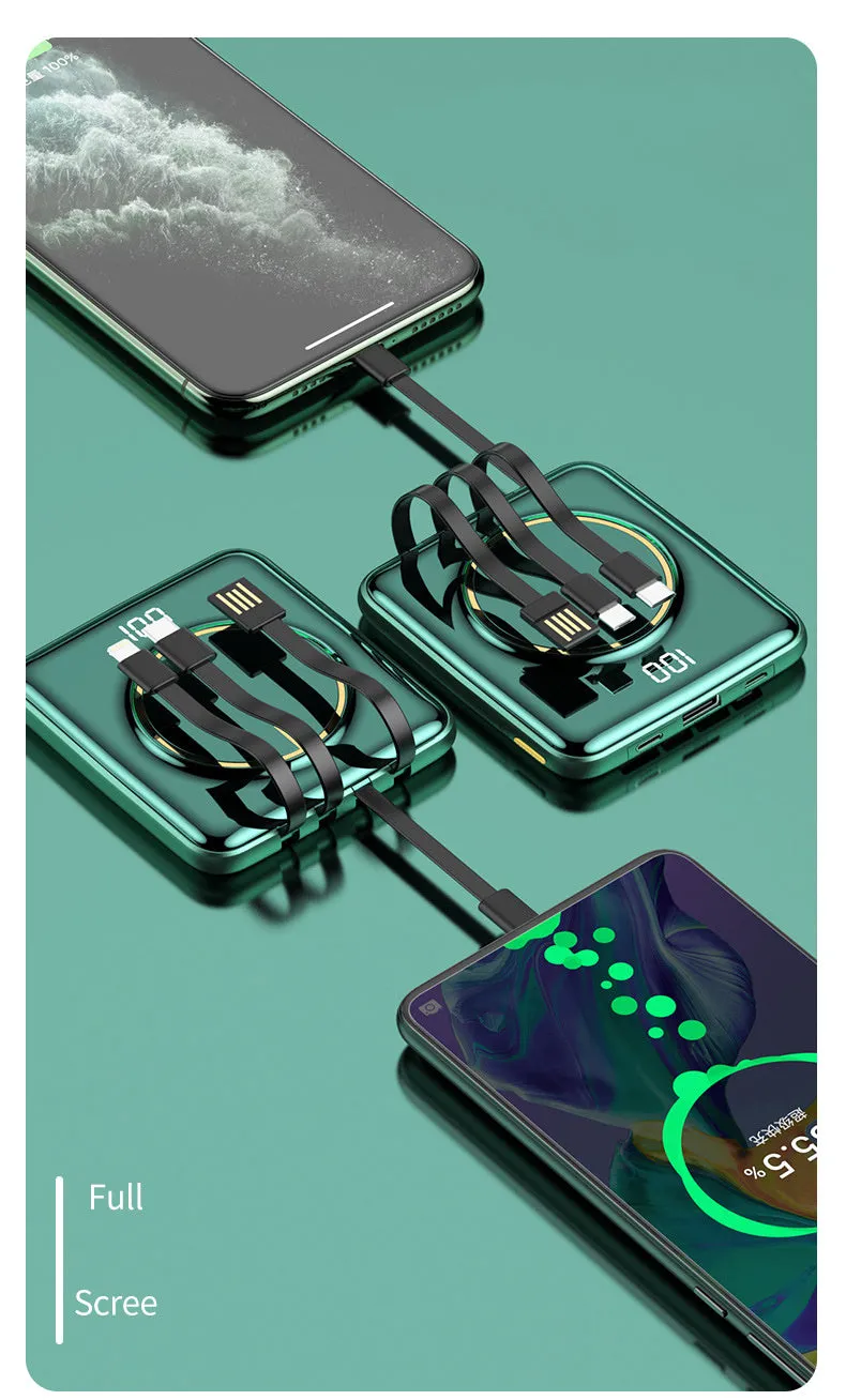20000mAh power bank with LCD display showing battery percentage