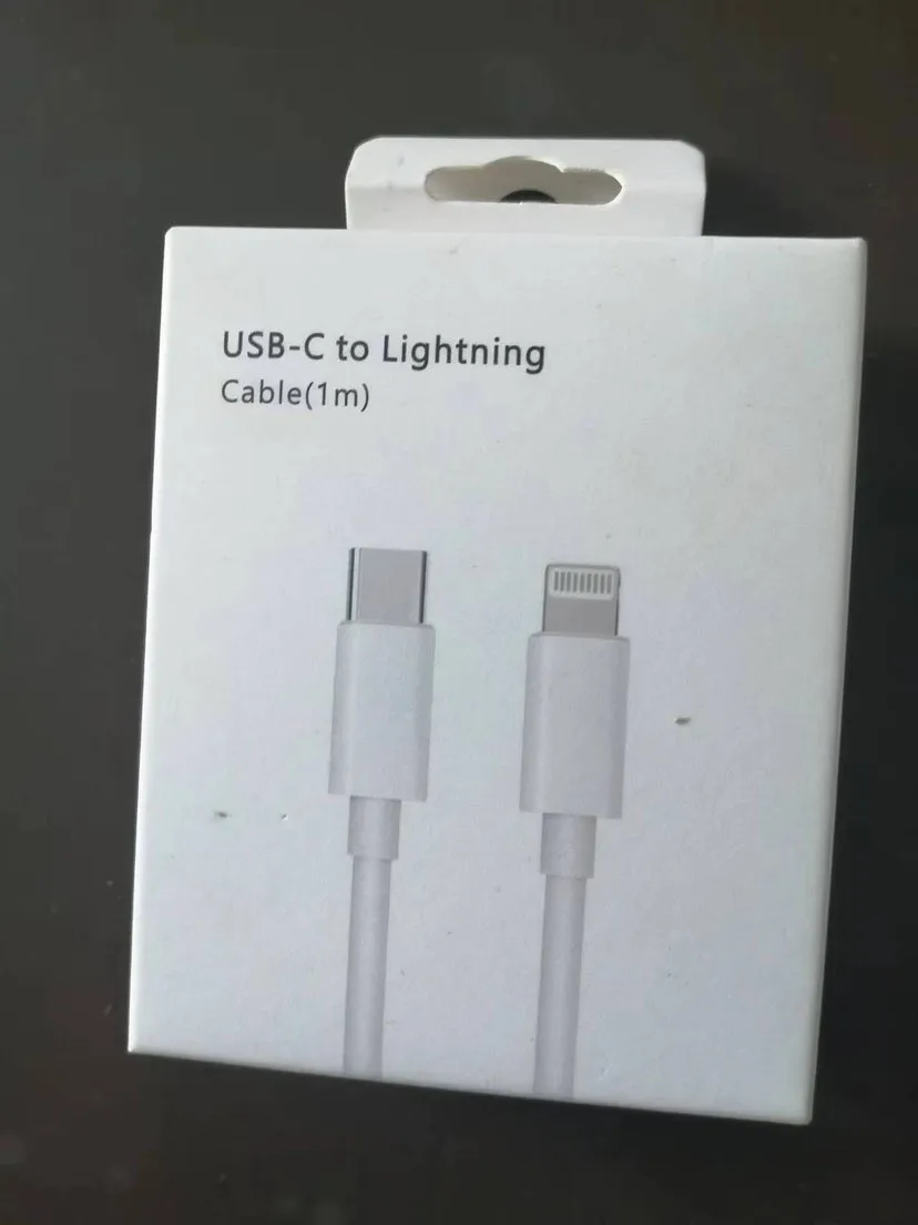 White British 20W PD fast charger adapter with UK plug and USB-C to USB-C cable