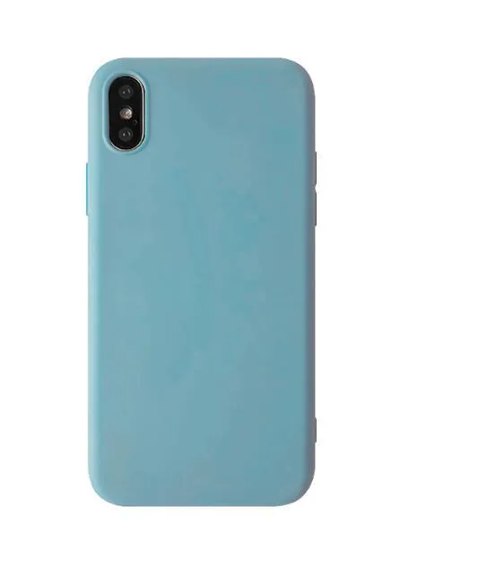 Frosted matte soft shell iPhone case in multiple colours with slim 1.5mm profile