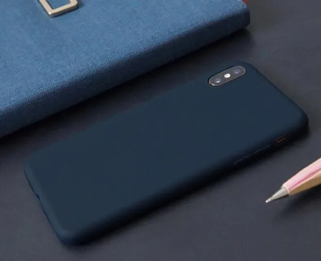 Frosted matte soft shell iPhone case in multiple colours with slim 1.5mm profile