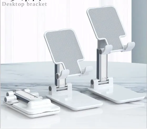 Black desk mobile phone holder made from silicone and ABS measuring 110x66x156mm