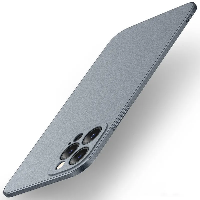 Hard PC iPhone case with rock-textured surface for iPhone 13, shown in dark green.