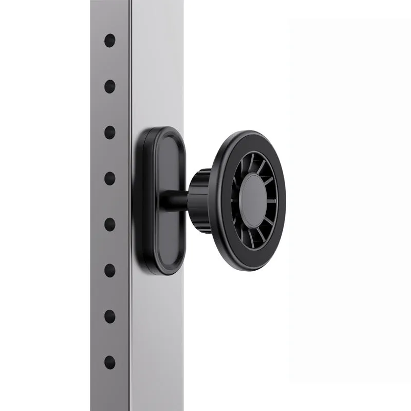 Double-sided magnetic outdoor photography bracket with plastic housing for camera mounting