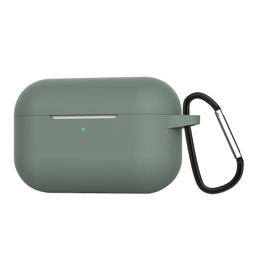 Blue silicone wallet-style protective cover for AirPods Pro charging case