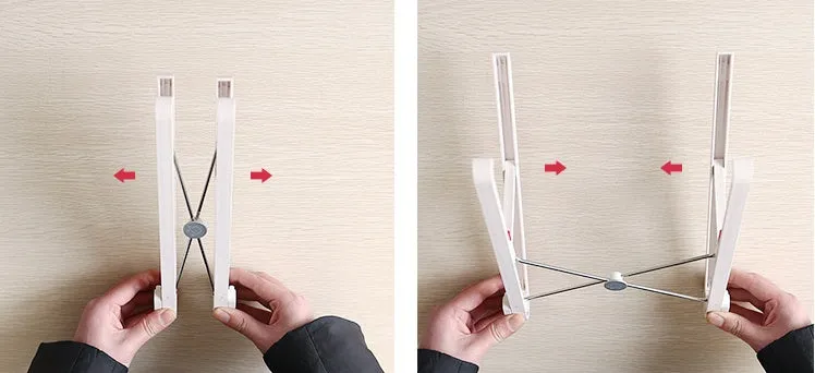 White Whale Race portable laptop bracket with folding support and cooling function