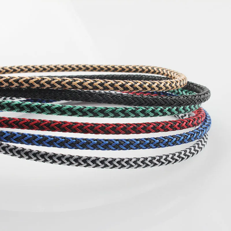 Hemp rope braided iPhone charging cable in multiple colours with 8PIN connector