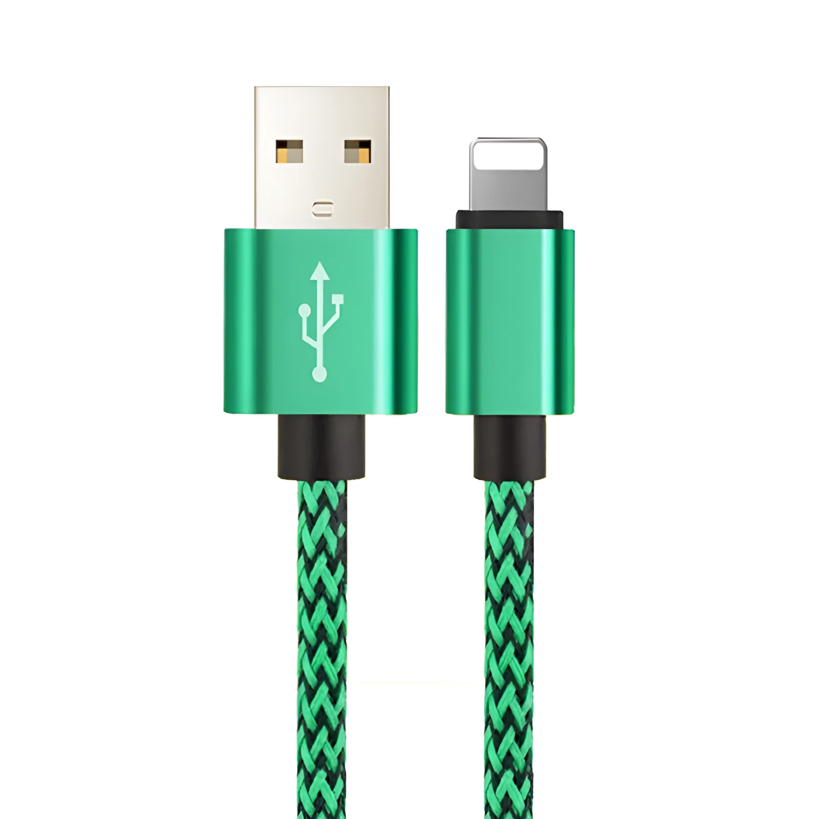 Hemp rope braided iPhone charging cable in multiple colours with 8PIN connector