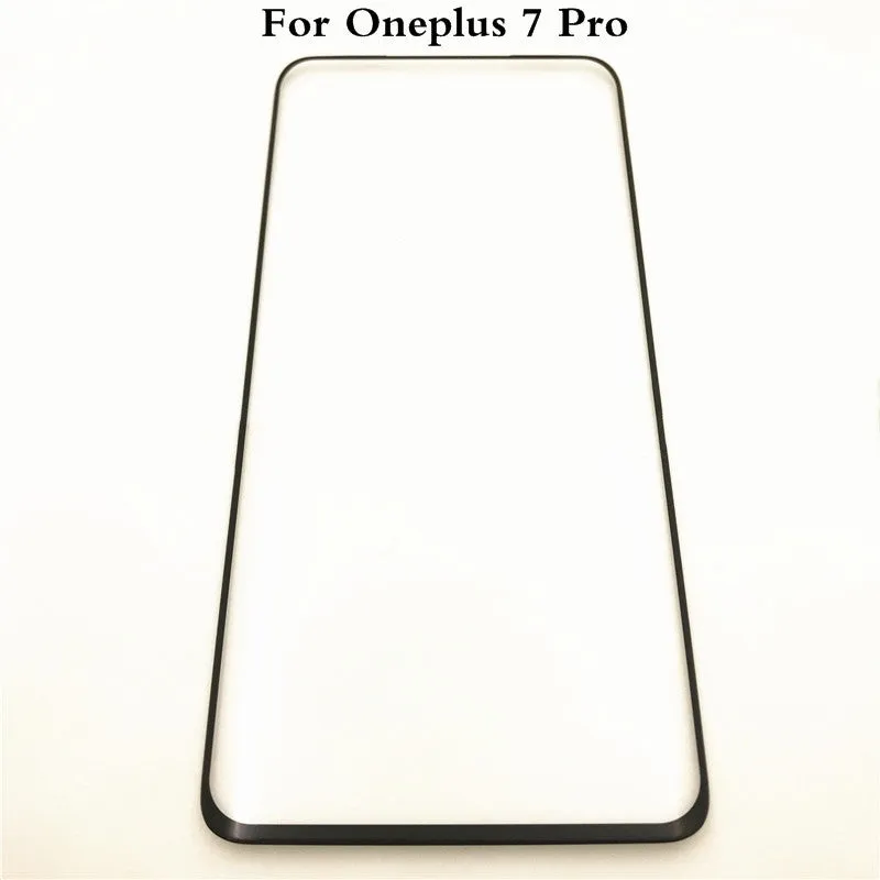 OnePlus 7 Pro touch screen replacement glass with pre-applied OCA adhesive for smartphone display repair