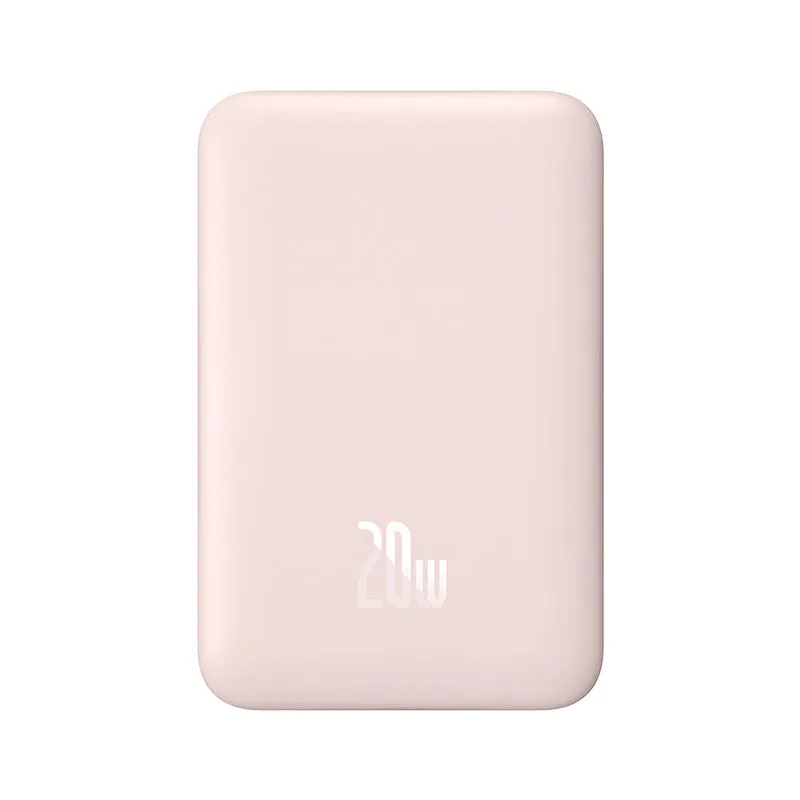 Magnetic wireless fast charging power bank in silicone non-slip shell with 10000mAh capacity