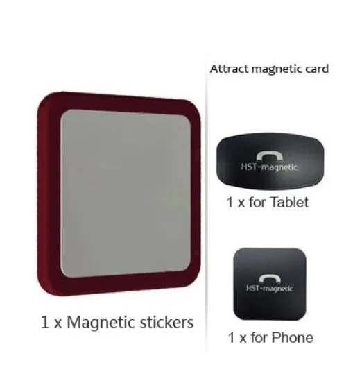 Magnetic tablet holder with twelve colour options compatible with Apple iPad Pro and Air tablets