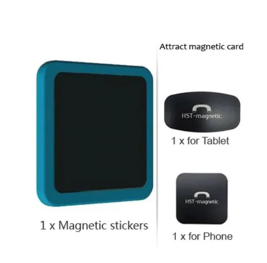 Magnetic tablet holder with twelve colour options compatible with Apple iPad Pro and Air tablets