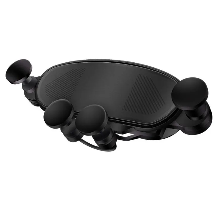Universal magnetic car phone holder mounted on vehicle air vent with adjustable ball joint