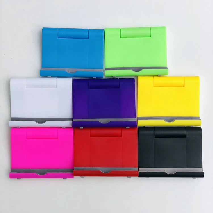 S059 universal folding phone and tablet stand in black, PP and TPR, 10cm x 8cm x 2cm, 37g
