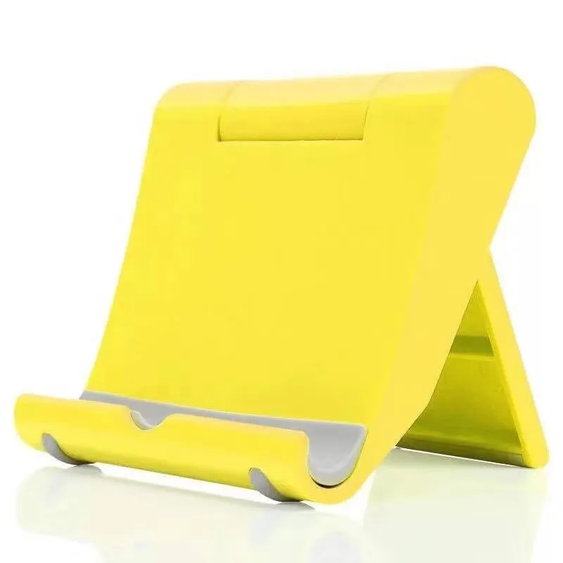 S059 universal folding phone and tablet stand in black, PP and TPR, 10cm x 8cm x 2cm, 37g