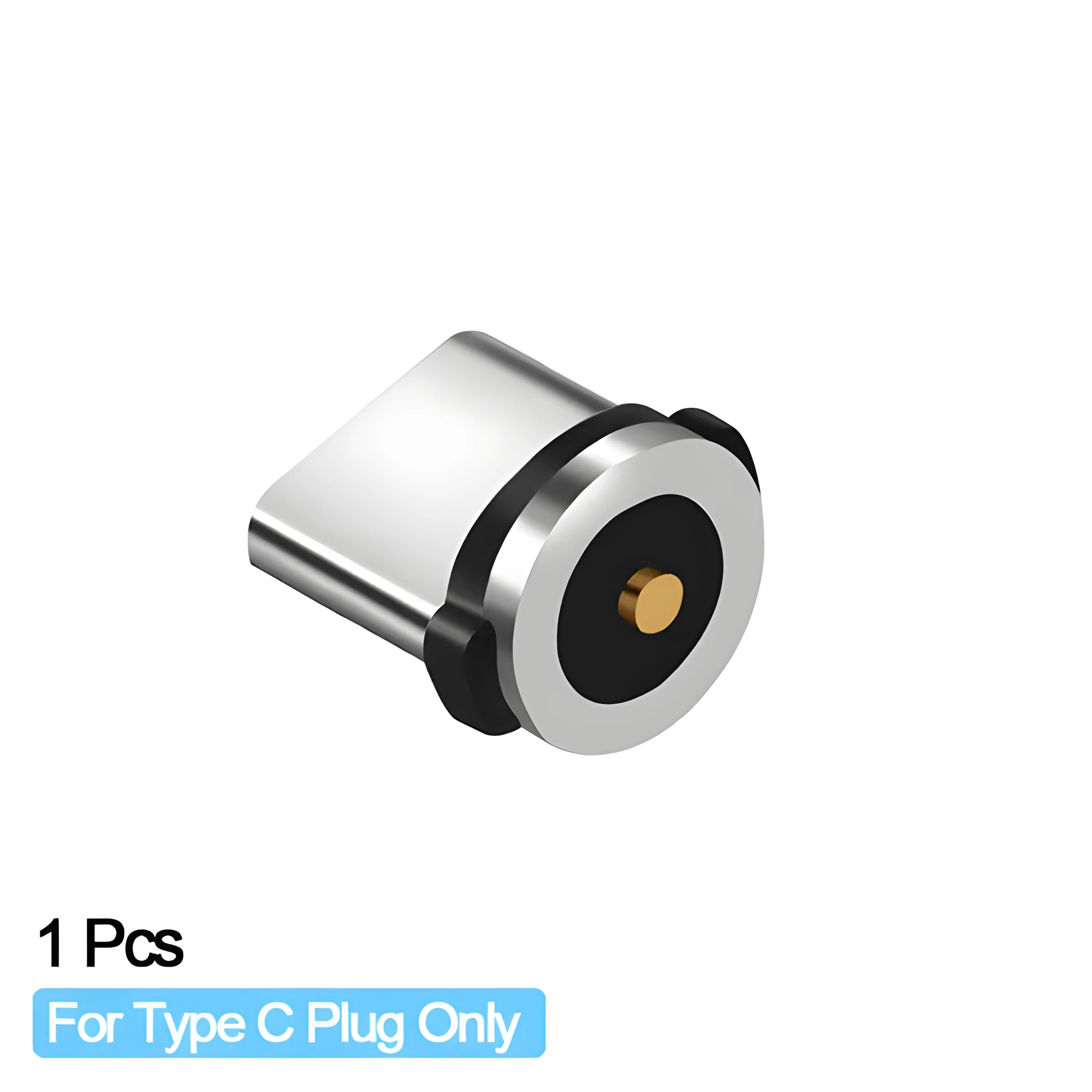 Magnetic charging cable with dust plug for Android Type C and Apple devices