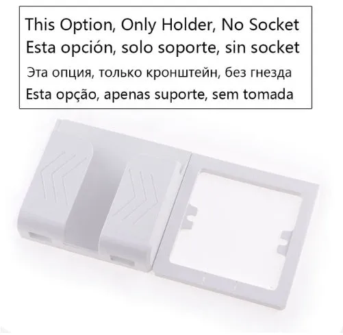 White smart home dual USB wall charger adapter with EU power socket and LED indicator on a panel