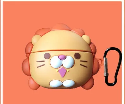 Protective ABS case for Apple AirPods Pro and AirPods Pro 3 in cat, egg, fish, and penguin styles