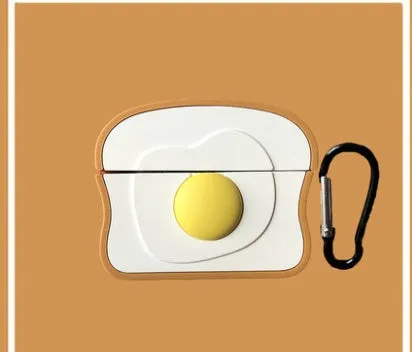 Protective ABS case for Apple AirPods Pro and AirPods Pro 3 in cat, egg, fish, and penguin styles