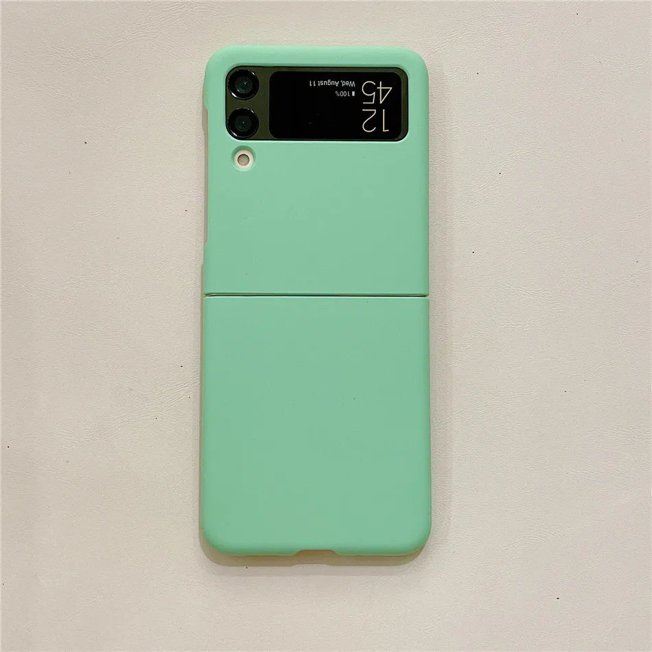 Hard mobile phone case for Samsung folding screen Z Flip4 Z Flip5 Zli3 in colour options