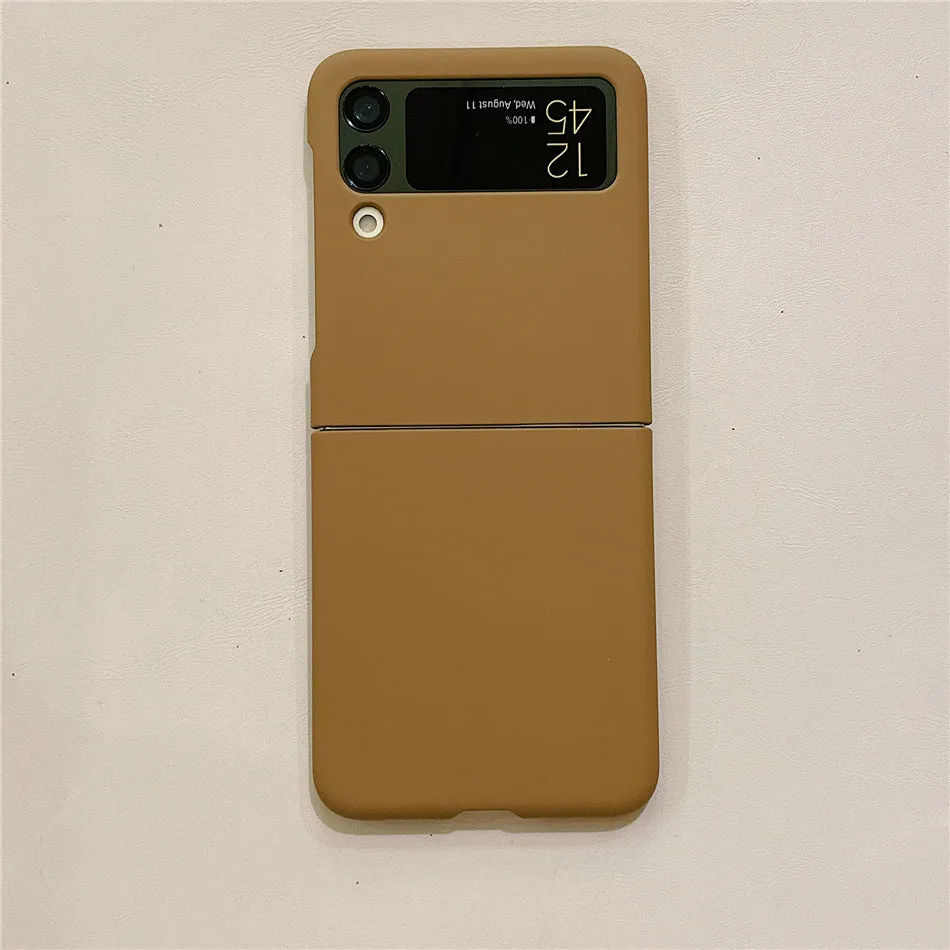 Hard mobile phone case for Samsung folding screen Z Flip4 Z Flip5 Zli3 in colour options