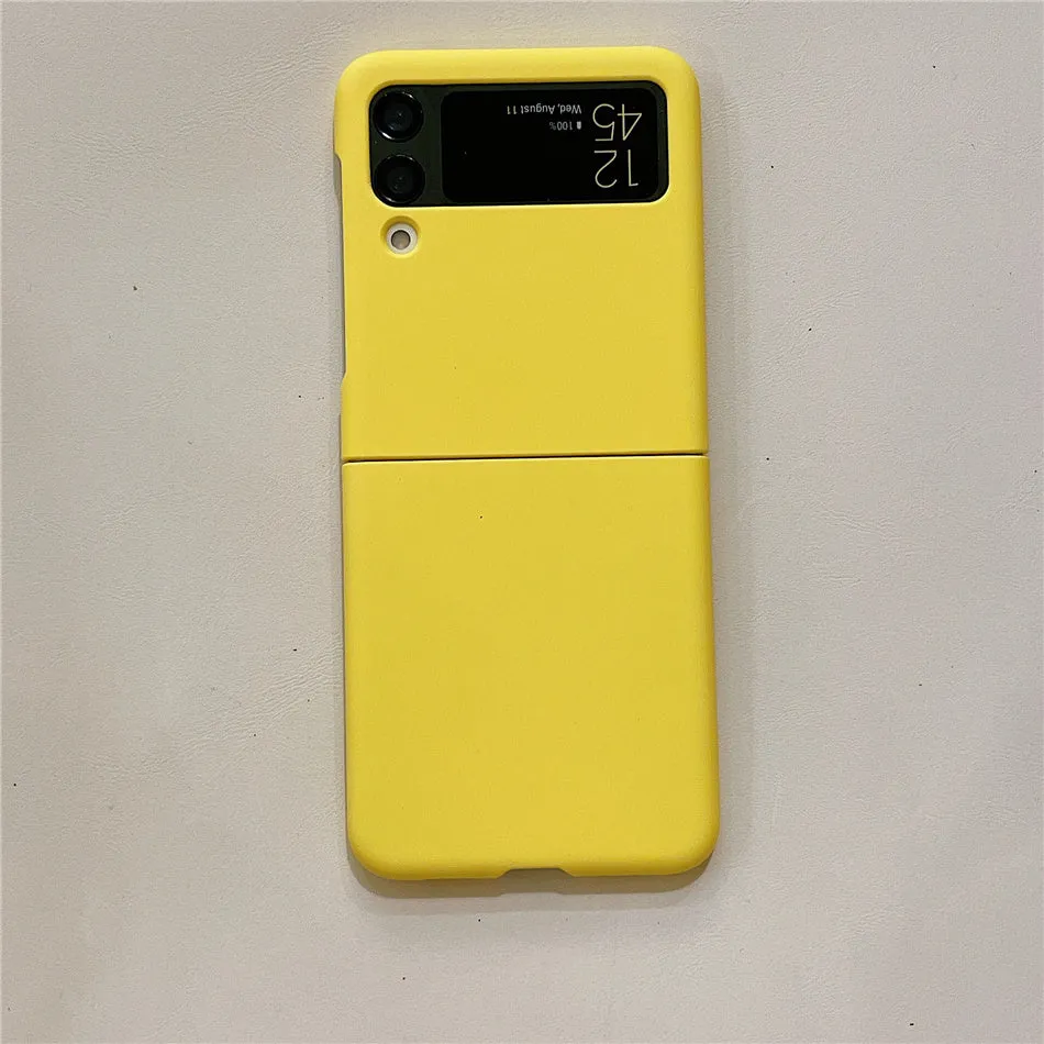 Hard mobile phone case for Samsung folding screen Z Flip4 Z Flip5 Zli3 in colour options