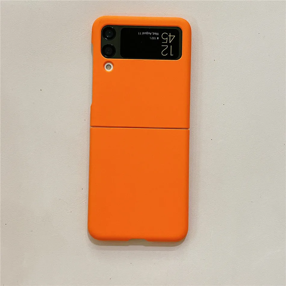 Hard mobile phone case for Samsung folding screen Z Flip4 Z Flip5 Zli3 in colour options
