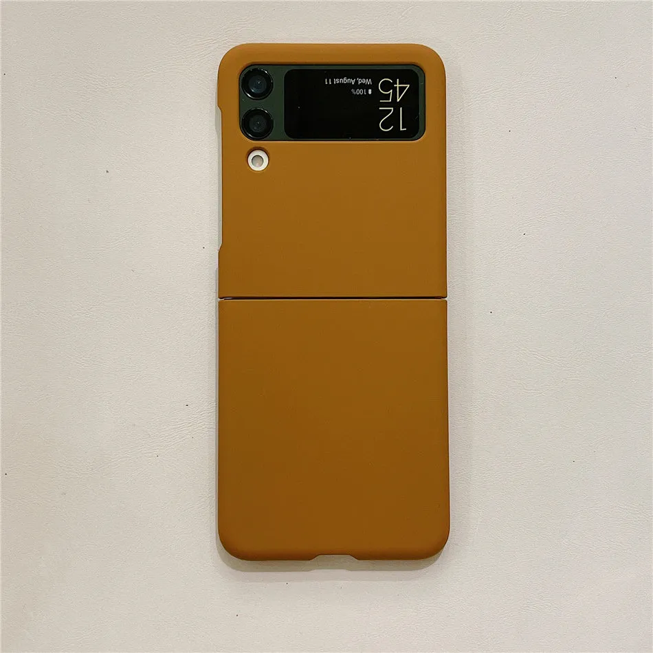 Hard mobile phone case for Samsung folding screen Z Flip4 Z Flip5 Zli3 in colour options