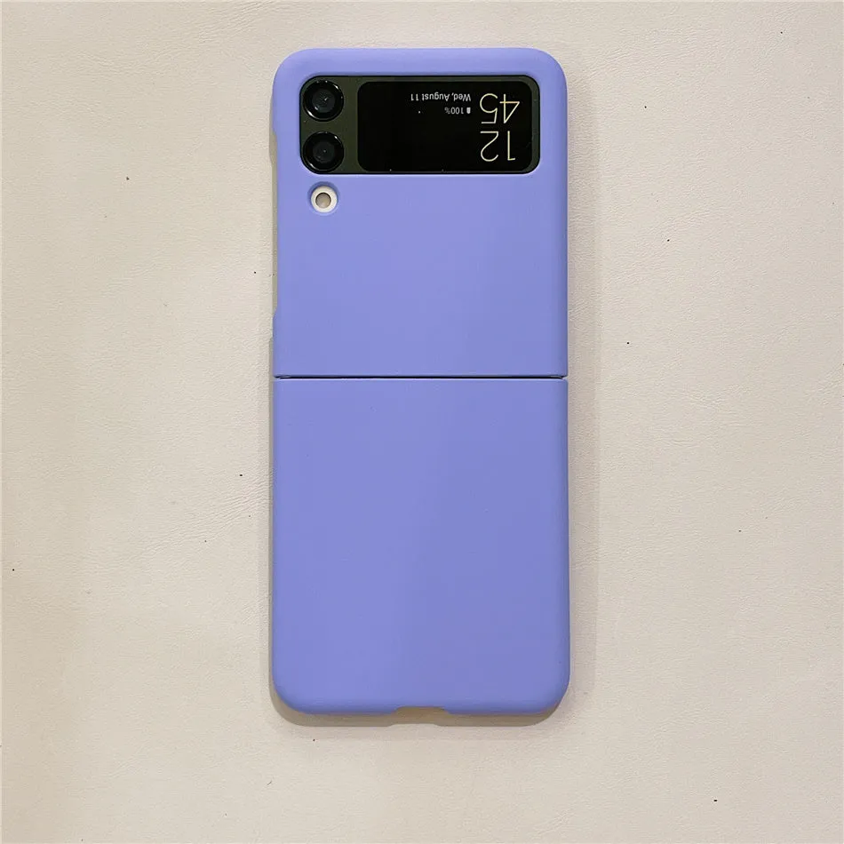 Hard mobile phone case for Samsung folding screen Z Flip4 Z Flip5 Zli3 in colour options
