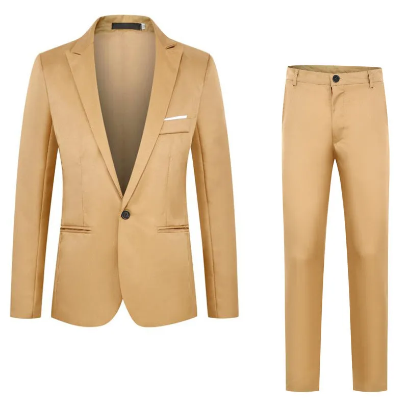 Men's wedding tuxedo jacket in acetate fibre, loose fit, available in eight colours