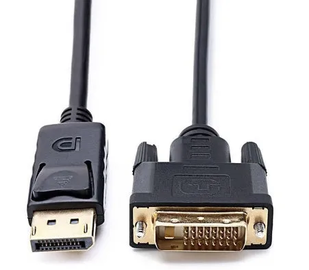 DP to DVI cable adapter cable 1.8 metres copper wire for computer monitor connection