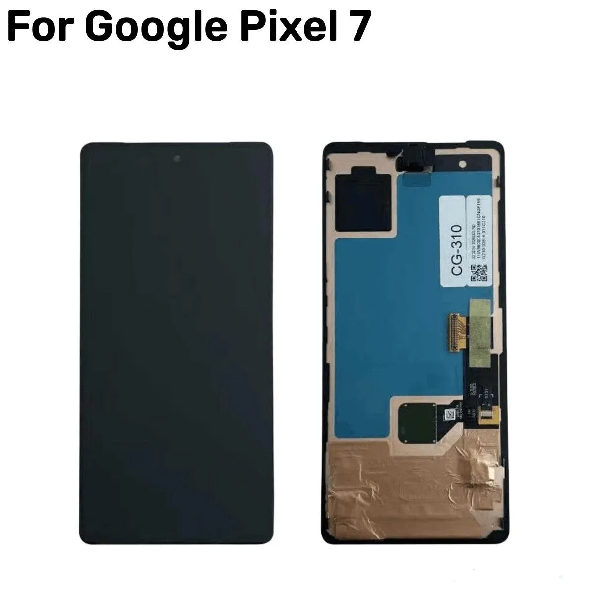 OLED screen assembly for Google Pixel 7 7A 7 Pro with capacitive touch and 1024 resolution