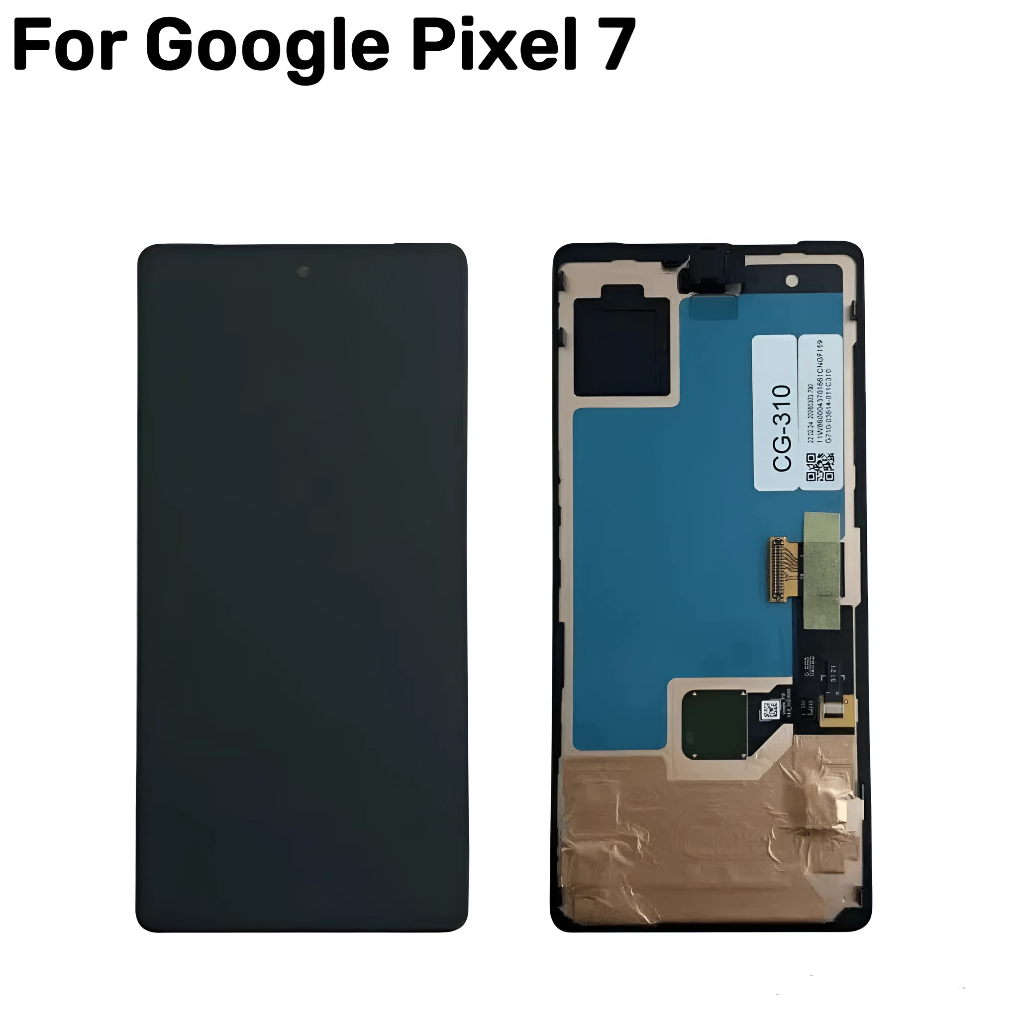 OLED screen assembly for Google Pixel 7 7A 7 Pro with capacitive touch and 1024 resolution
