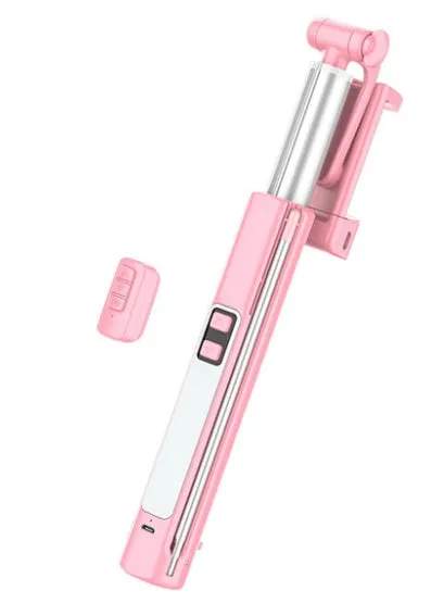 Pocket Video Studio all-in-one kit with ring light and smartphone holder in black, white, and pink colour options