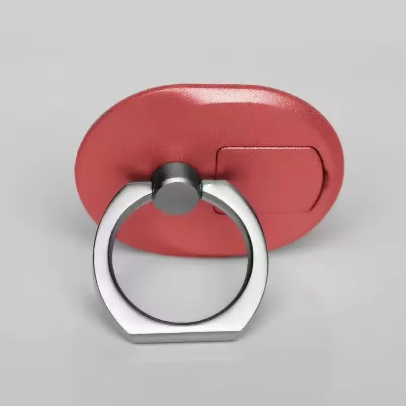 Elice handset ring support in gold colour on back of mobile phone showing grip and stand function