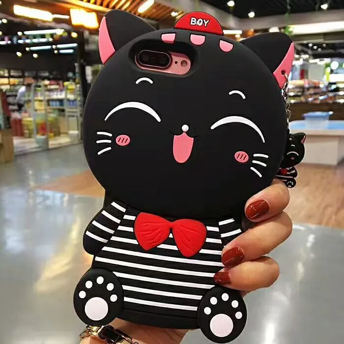 Imported soft silicone phone shell case showing edge-proof design for Samsung and iPhone models.