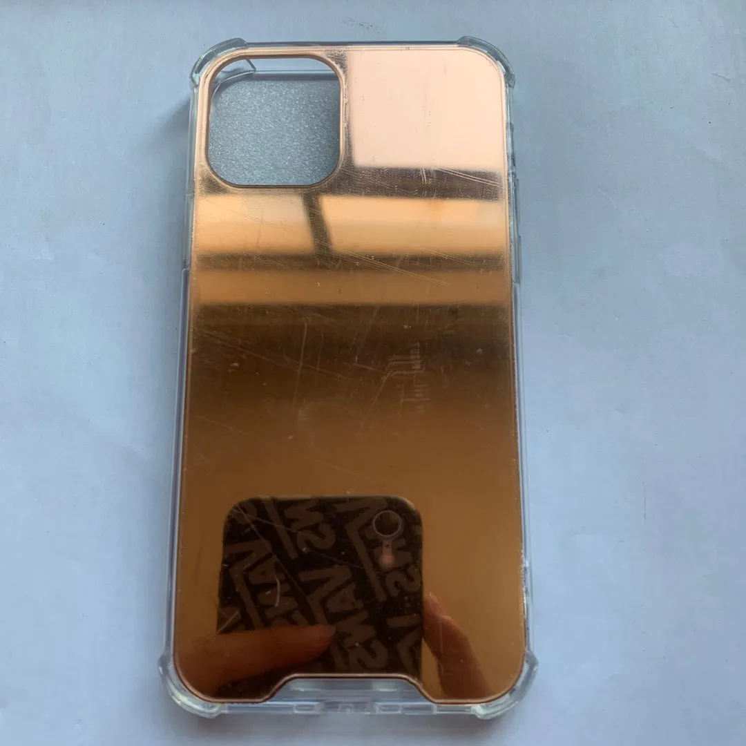 Mirror finish TPU phone case for iPhone shown in multiple colour options