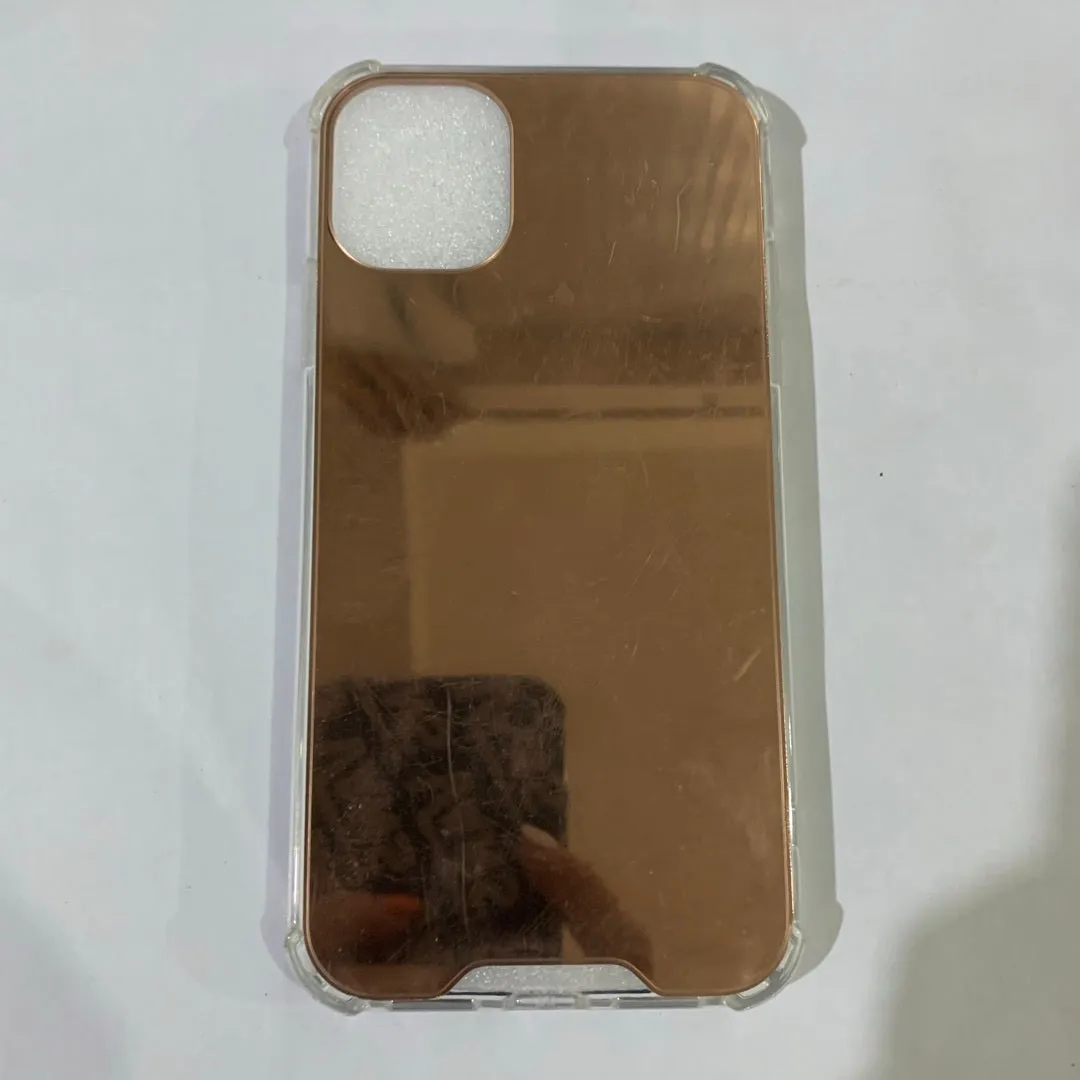 Mirror finish TPU phone case for iPhone shown in multiple colour options