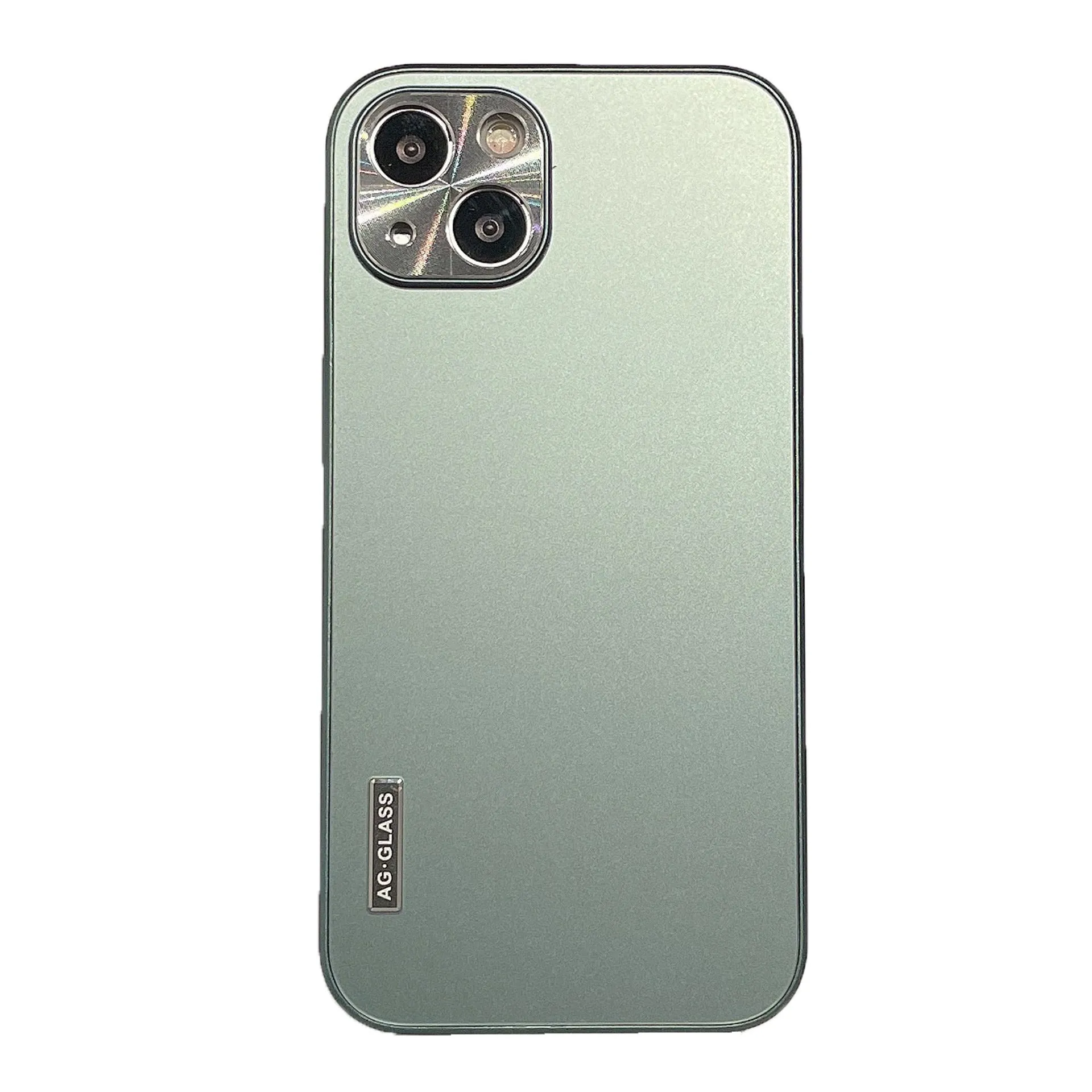 Frosted glass fine hole protective sleeve for iPhone XSmax with metal lens frame, black colour