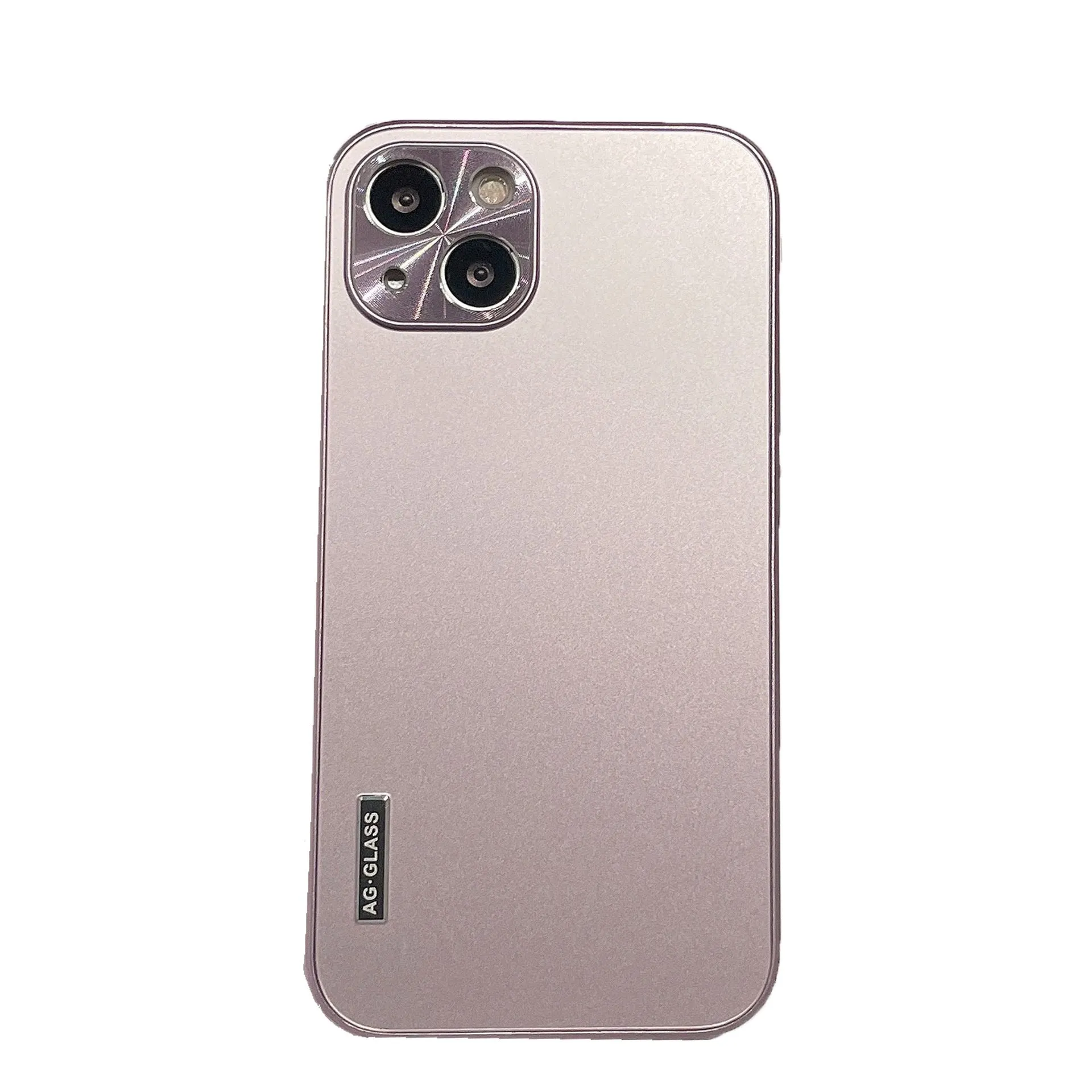 Frosted glass fine hole protective sleeve for iPhone XSmax with metal lens frame, black colour