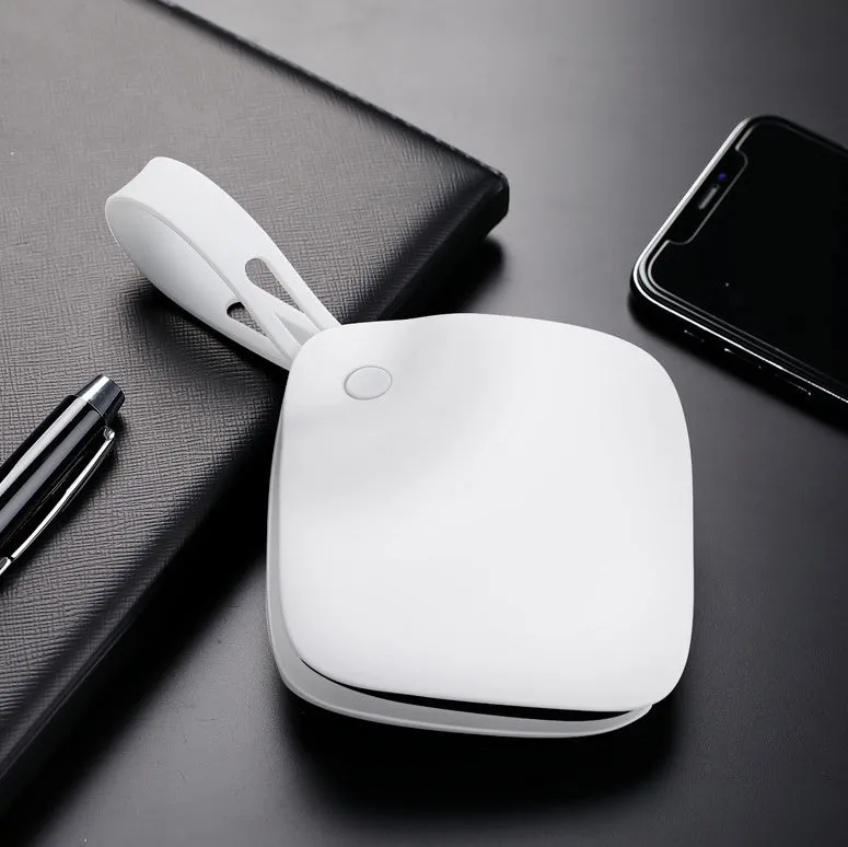 Streamer Mobile Power Hand Warmer in black with double-sided heating and battery display