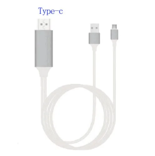Black Lightning to HDMI cable adapter for iPhone 5 to 11 Pro Max with reversible plug