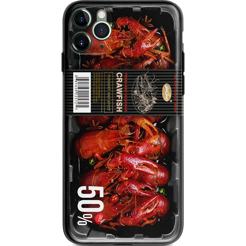 Crayfish TPU phone case for iPhone 11 Pro Max with original pseudo-style design and camera cutout