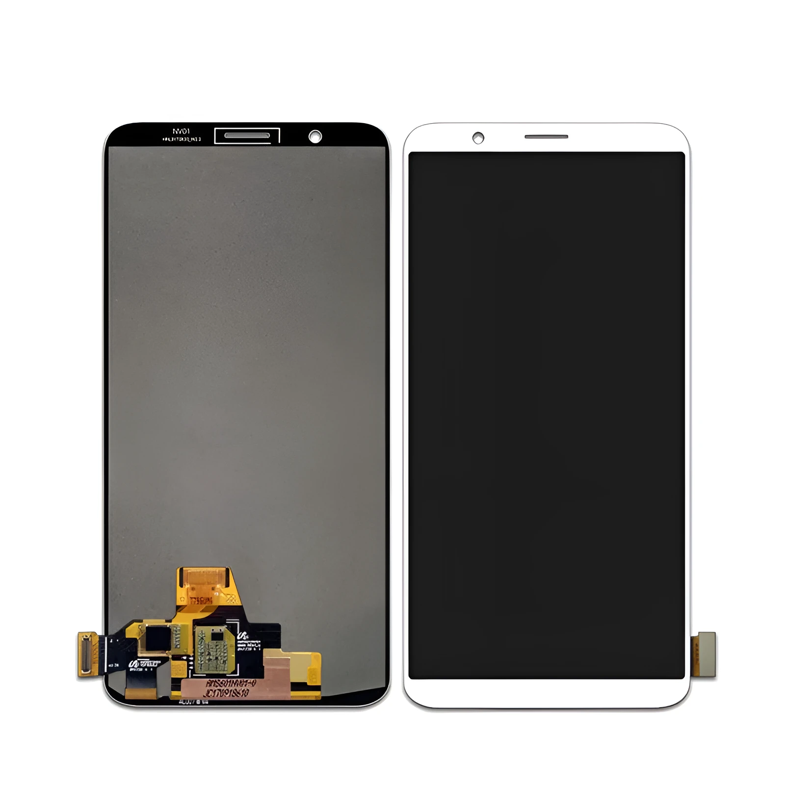 Older R11S or R11ST device with a white OLED touch screen assembly showing 2160x1080 resolution.