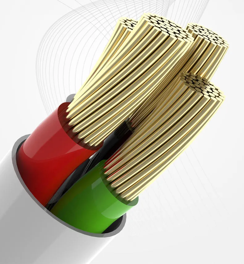 Black Android Type-C fast charging data cable 1.5 metres
