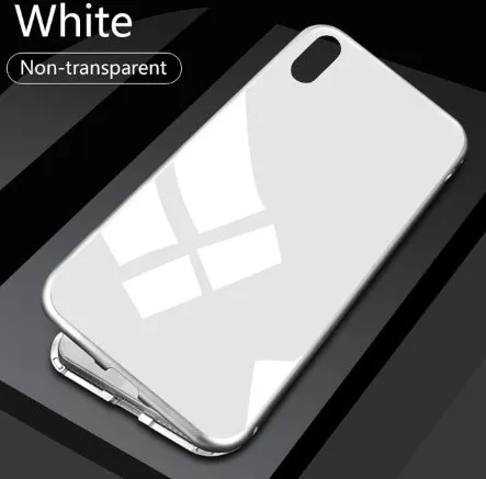 PC metal edge phone case for iPhone Samsung back cover in black transparent option