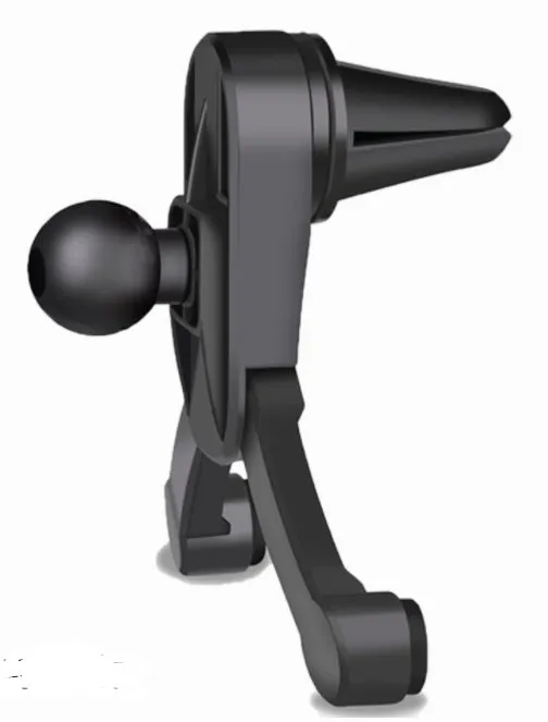 Car mobile phone holder with suction cup mount in multiple style options on a car dashboard