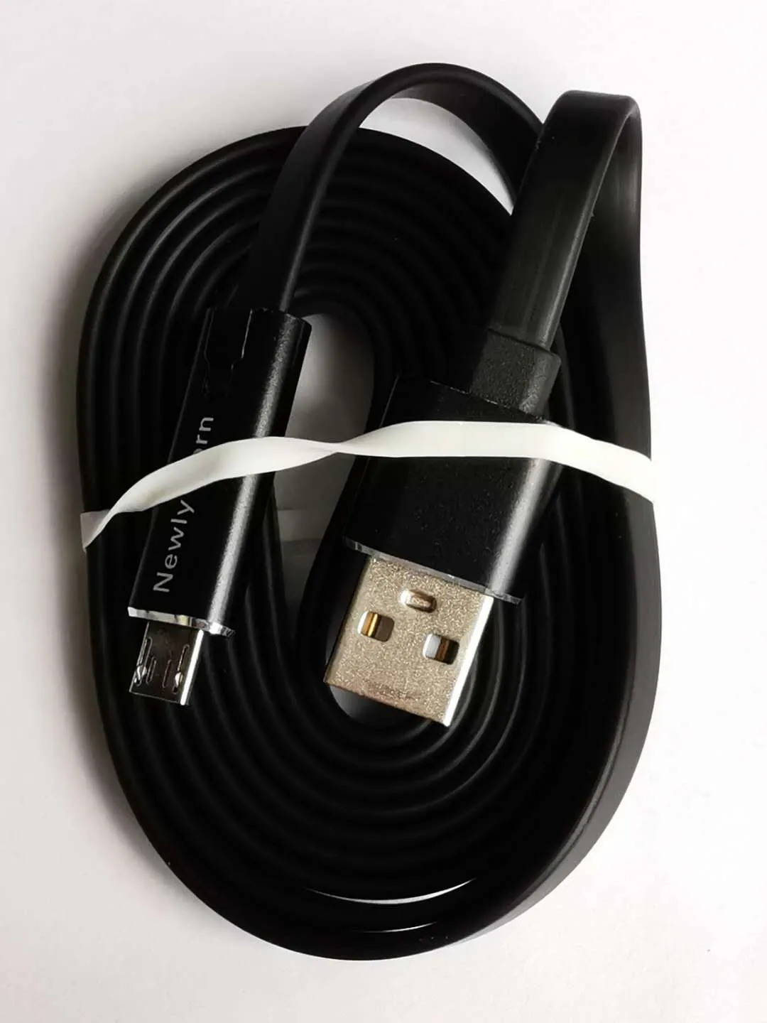 Renew charging cable 1.5m 4A with USB-A connector for Apple iPhone Android Type-C, black colour