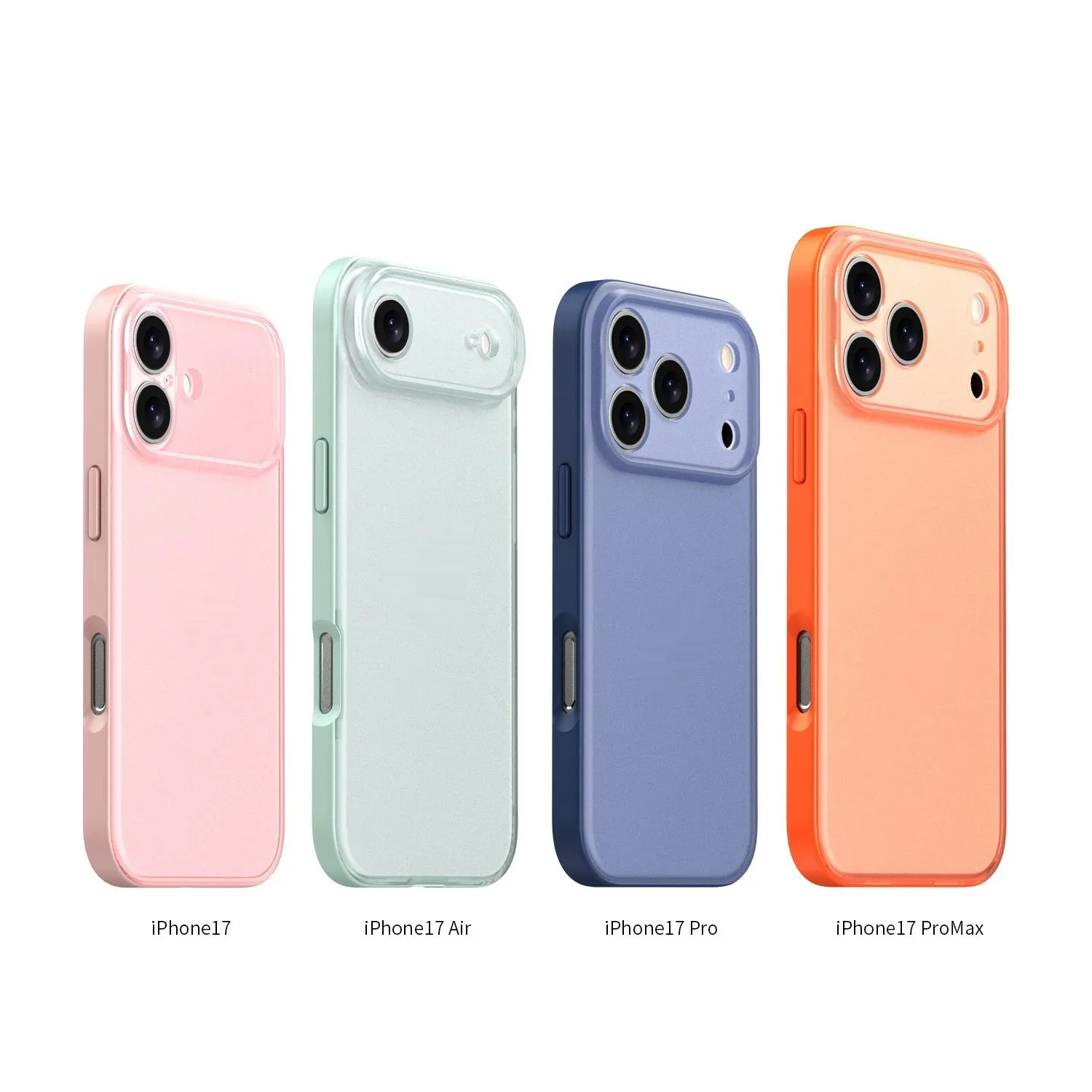 Skin Feeling Oil Injection all-inclusive fine hole phone case for iPhone 17 in eight colour options with anti-slip anti-fall protection